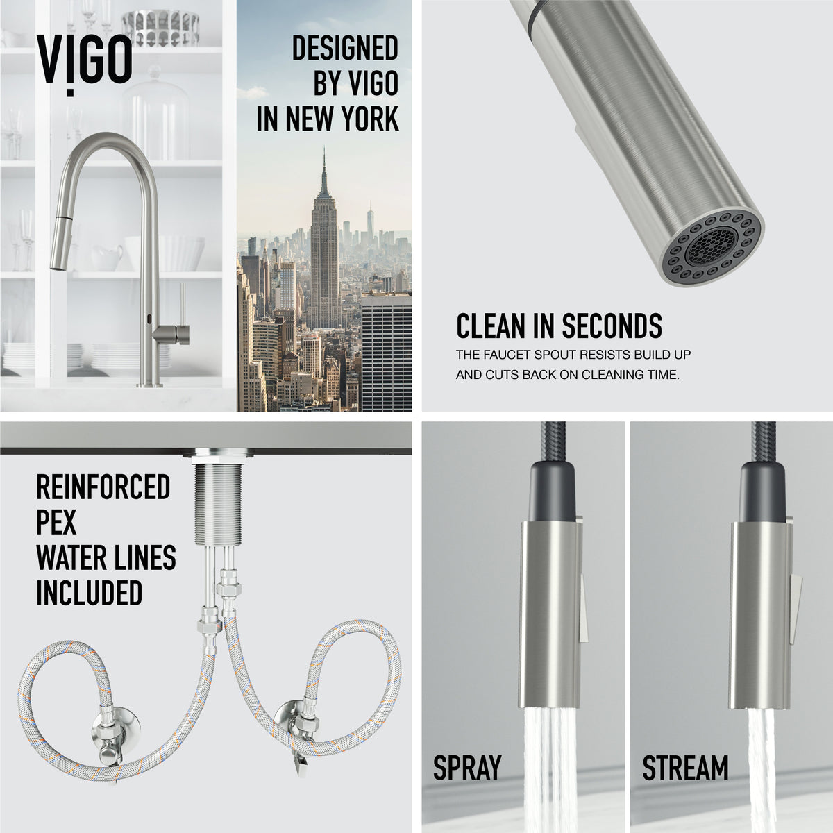 Greenwich Touchless Pull-Down Kitchen Faucet