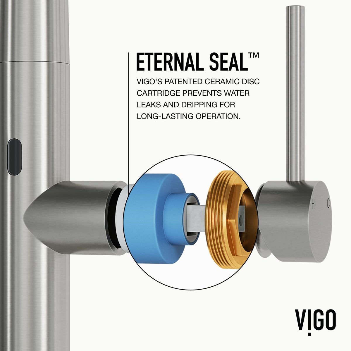 Modern contemporary kitchen faucet with touchless activation and spot-resistant surface