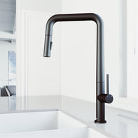 Parsons Single Handle Pull-Down Sprayer Kitchen Faucet