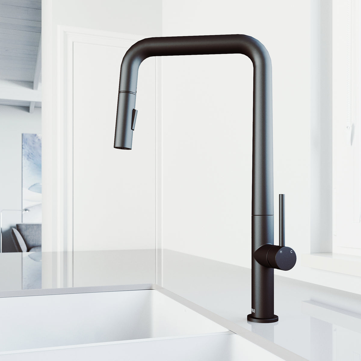 Parsons Single Handle Pull-Down Sprayer Kitchen Faucet