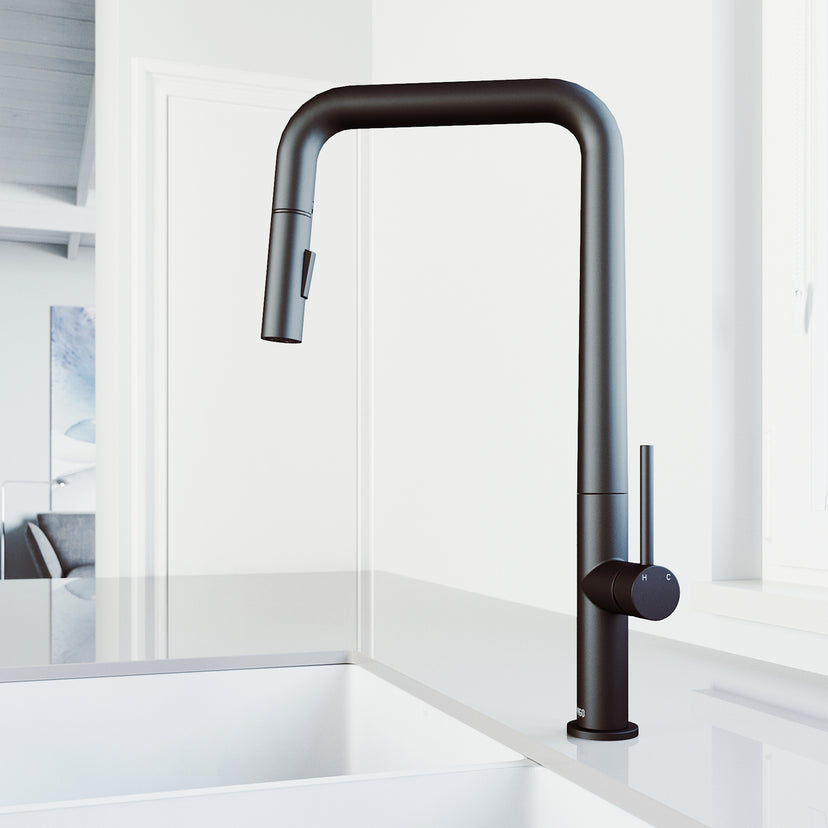 Parsons Single Handle Pull-Down Sprayer Kitchen Faucet