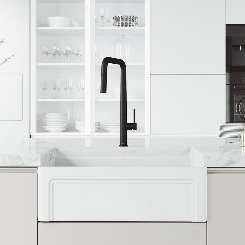 Parsons Single Handle Pull-Down Sprayer Kitchen Faucet
