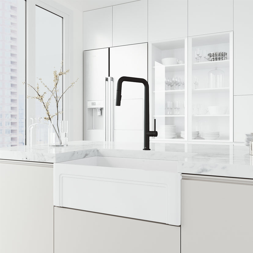 Parsons Single Handle Pull-Down Sprayer Kitchen Faucet