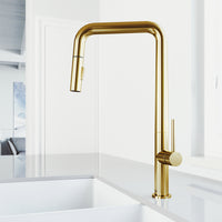 Parsons Single Handle Pull-Down Sprayer Kitchen Faucet