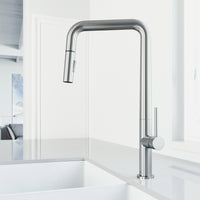 Parsons Single Handle Pull-Down Sprayer Kitchen Faucet