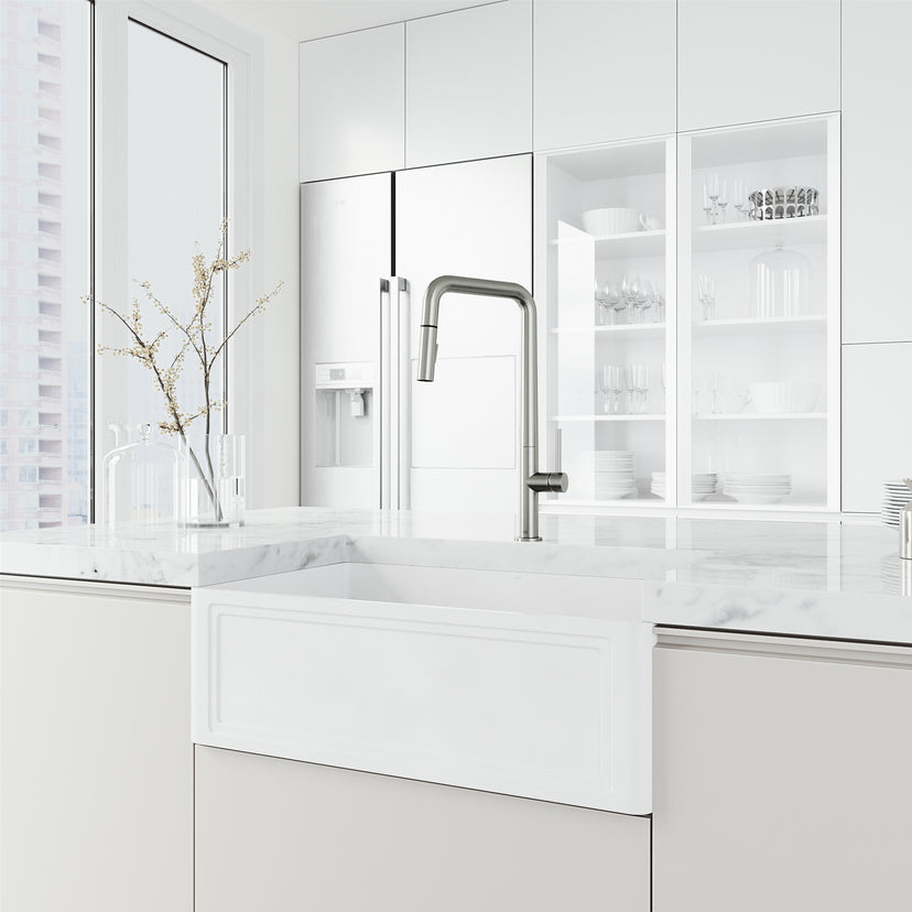 Parsons Single Handle Pull-Down Sprayer Kitchen Faucet