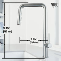 Parsons Single Handle Pull-Down Sprayer Kitchen Faucet