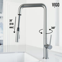Deck-mounted kitchen faucet with lever handle and spot-resistant surface