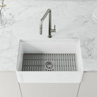 Pull-down sprayer kitchen faucet with ceramic disc cartridge and dual-mode spray