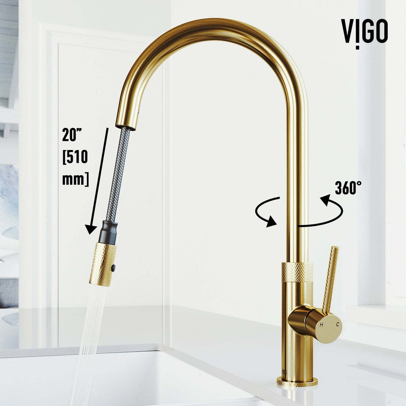 Contemporary kitchen faucet with pull-down spray and deck mount installation