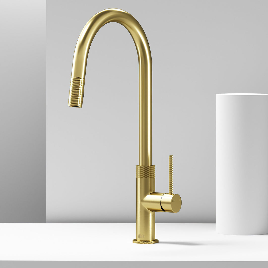Single handle faucet with ceramic disc valve and high-arc design