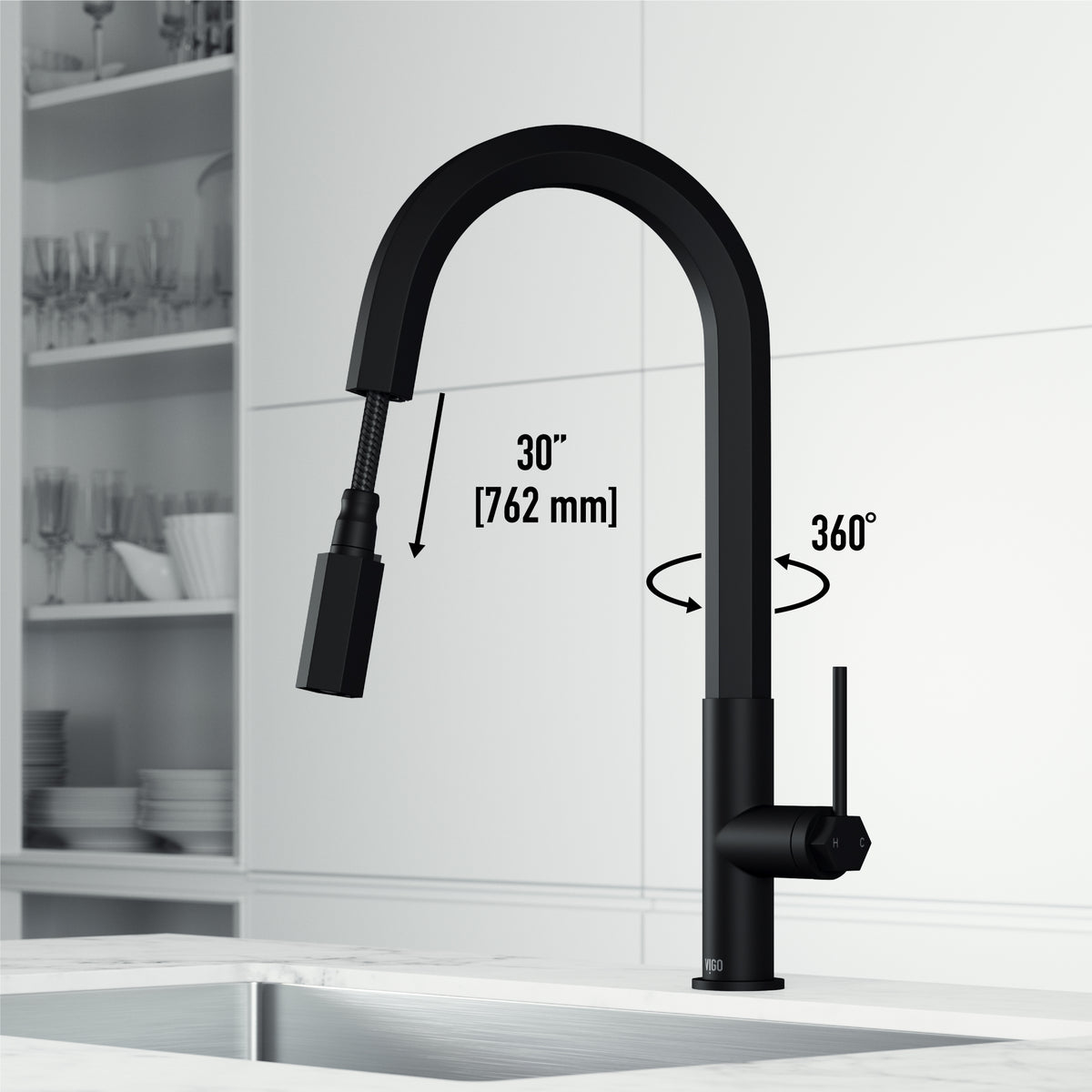 Hart Pull-Down Kitchen Faucet