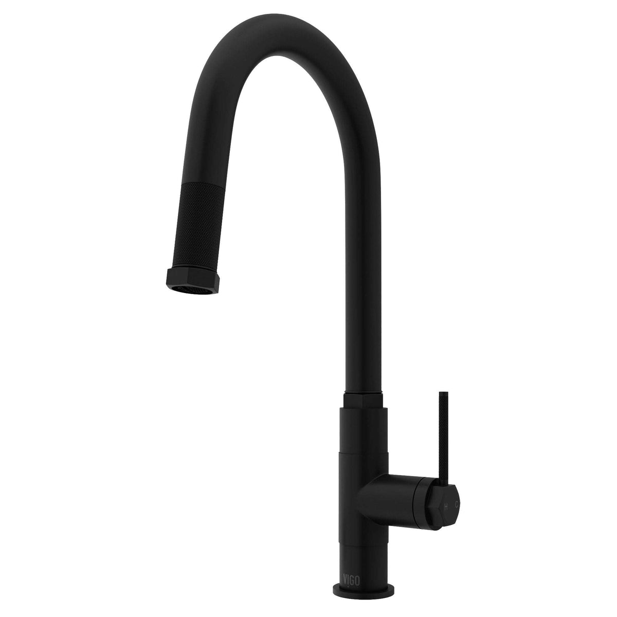 Deck mount kitchen faucet with included supply lines and sprayer head