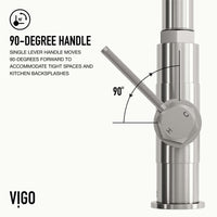 Sleek stainless steel Hart pull-down kitchen faucet with high-arc spout and hexagonal design