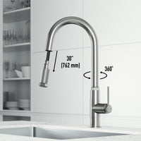 Hart Pull-Down Kitchen Faucet