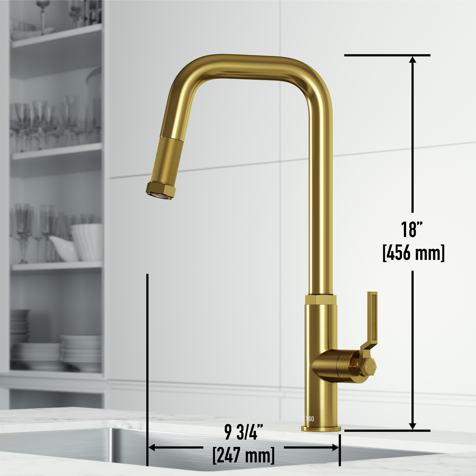 Modern kitchen faucet featuring sprayer docking station and spot-resistant surface