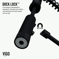 Deck-mounted kitchen faucet with ceramic disc cartridge and spot-resistant coating