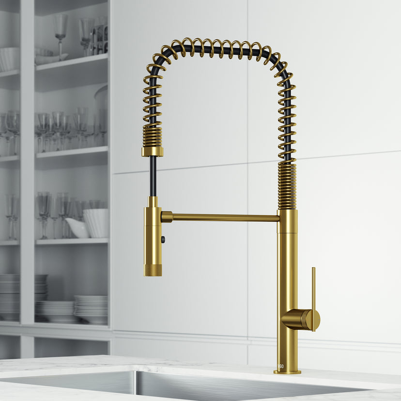 Deck mount faucet with pull-down sprayer and dual mode spray function