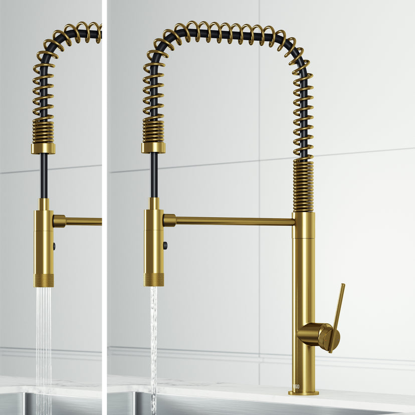 Single handle kitchen faucet with ceramic disk valve and compression connections