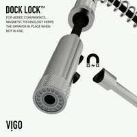 Deck-mounted kitchen faucet with ceramic disc valve and spot-resistant coating