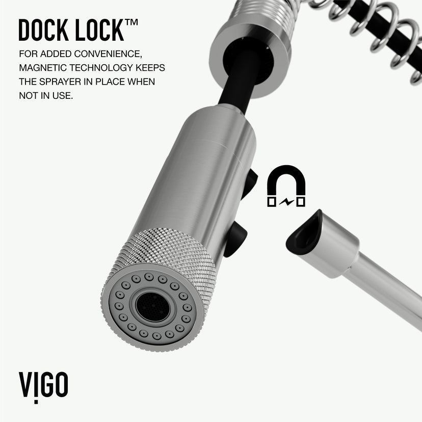 Deck-mounted kitchen faucet with ceramic disc valve and spot-resistant coating