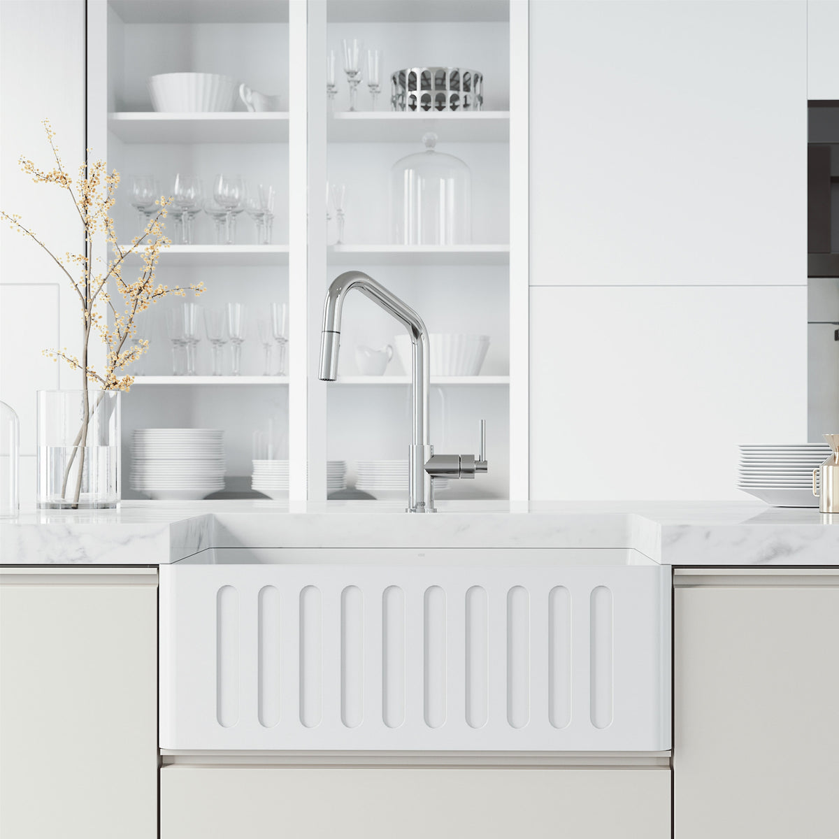 Utopia Pull-Down Spray Kitchen Faucet