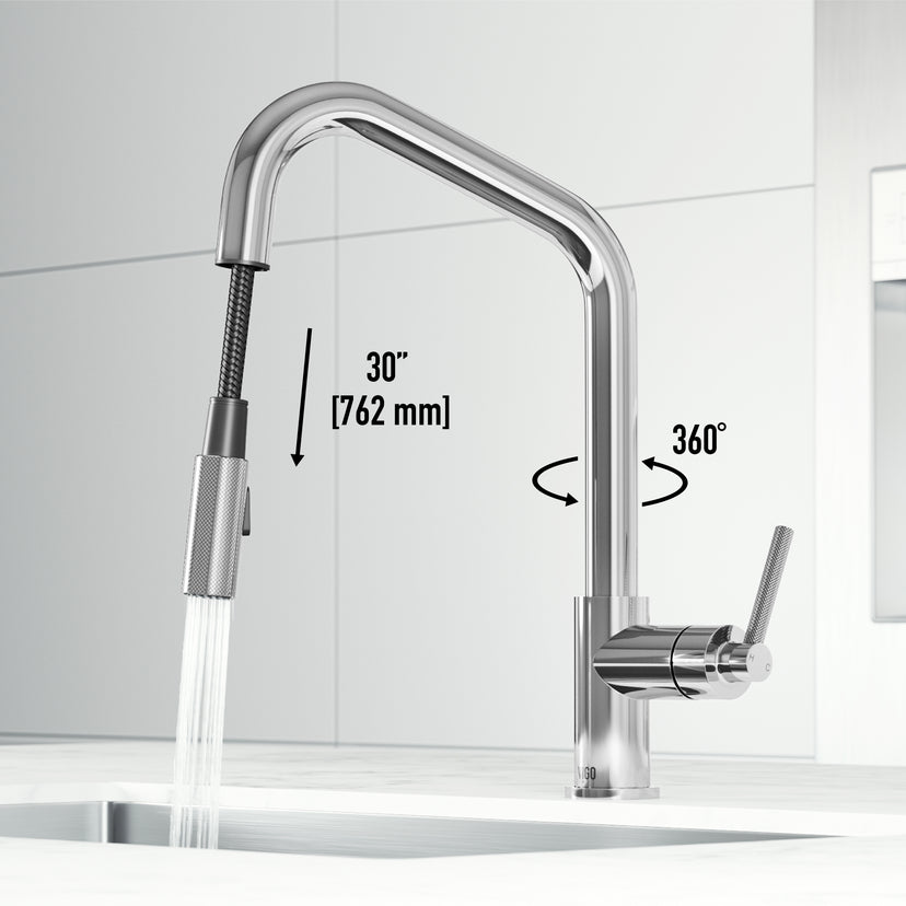 Utopia Pull-Down Spray Kitchen Faucet