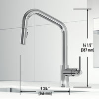 Utopia Pull-Down Spray Kitchen Faucet
