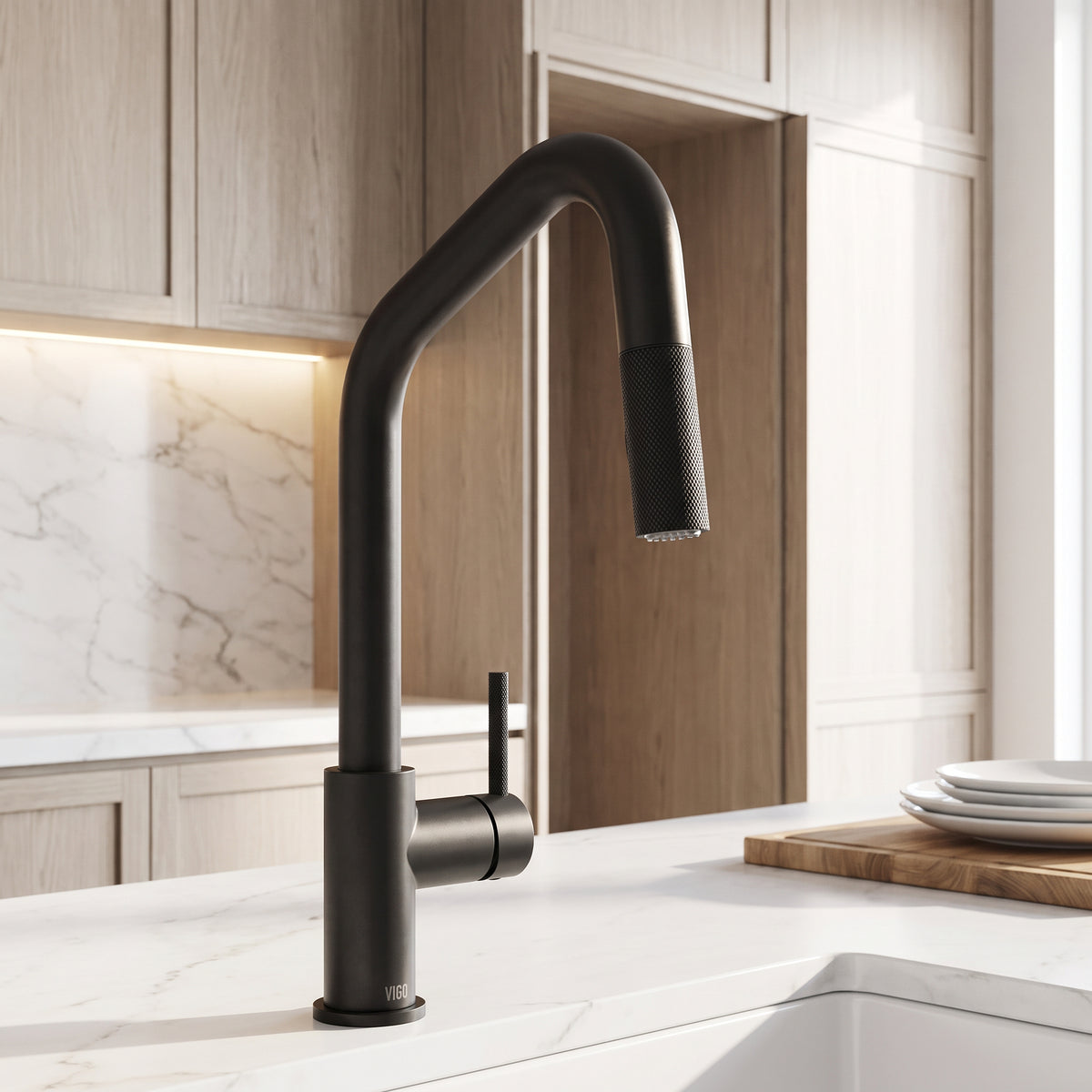 Utopia Pull-Down Spray Kitchen Faucet