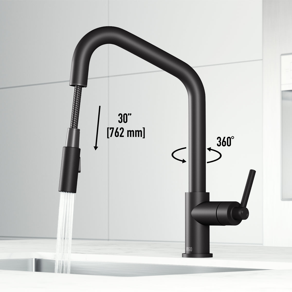 Utopia Pull-Down Spray Kitchen Faucet