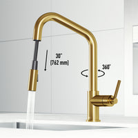 Utopia Pull-Down Spray Kitchen Faucet