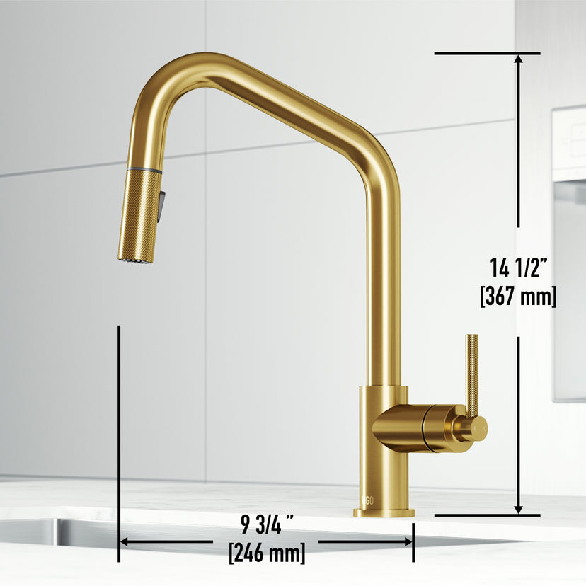 Utopia Pull-Down Spray Kitchen Faucet