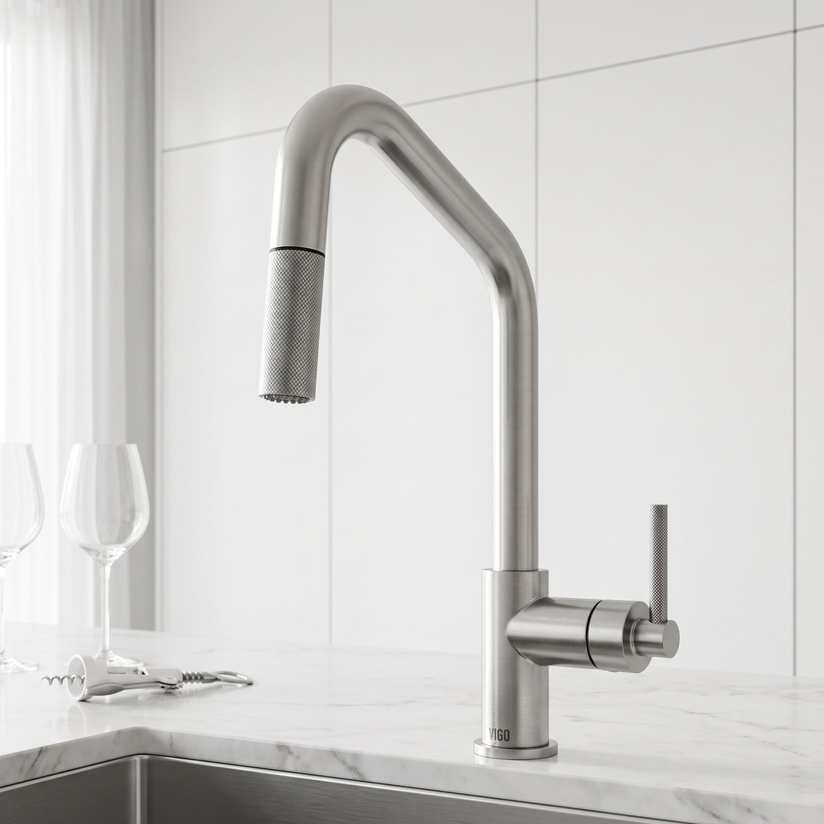 Utopia Pull-Down Spray Kitchen Faucet