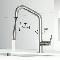 Utopia Pull-Down Spray Kitchen Faucet