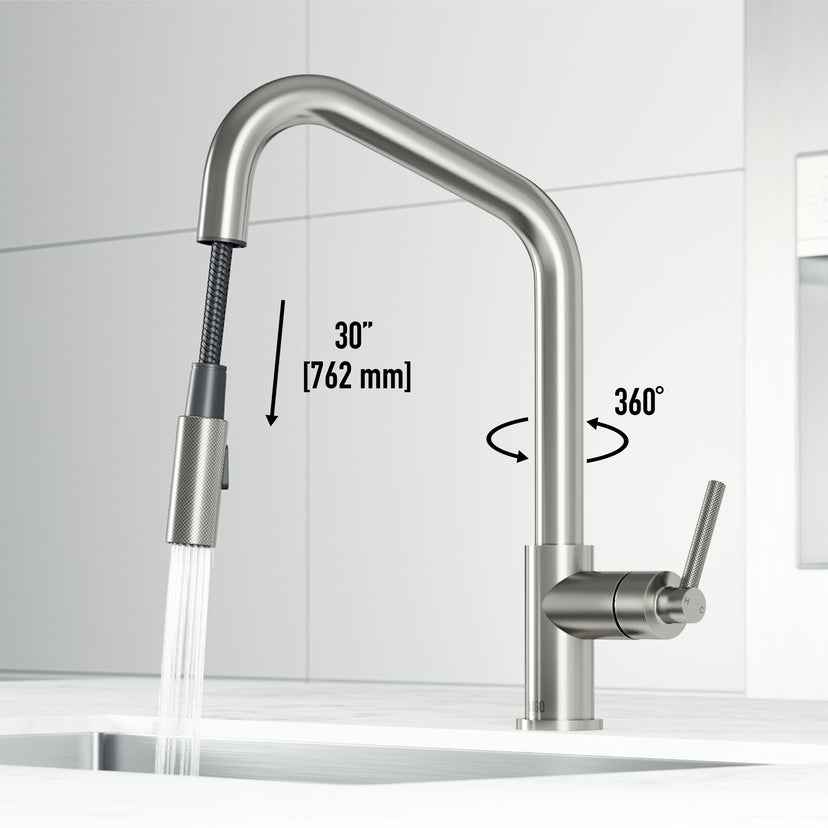 Utopia Pull-Down Spray Kitchen Faucet