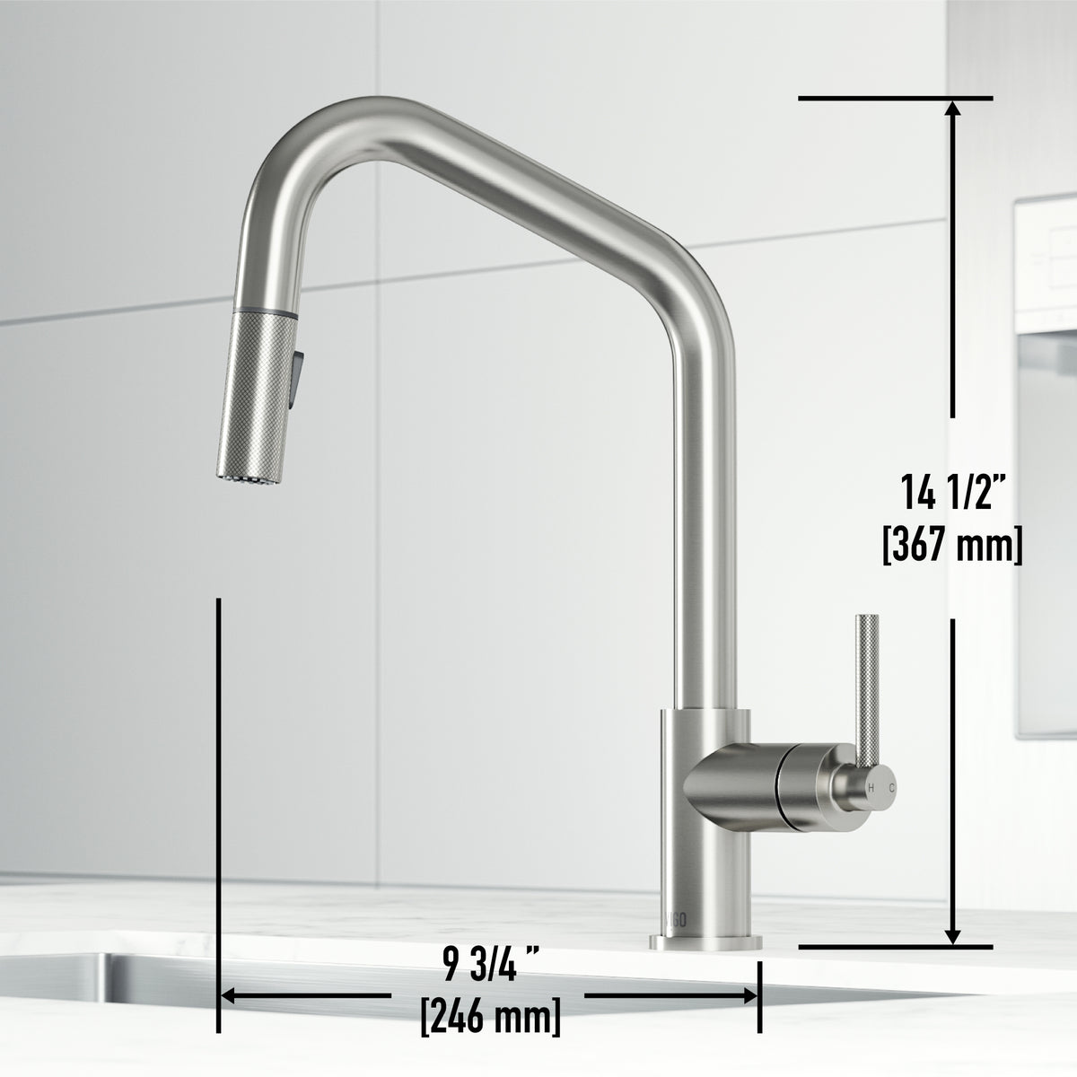 Utopia Pull-Down Spray Kitchen Faucet