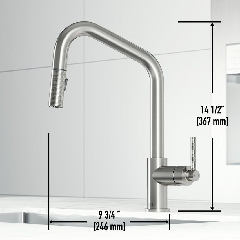Utopia Pull-Down Spray Kitchen Faucet