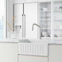 Kitchen faucet with ceramic disc cartridge and pull-down spray function