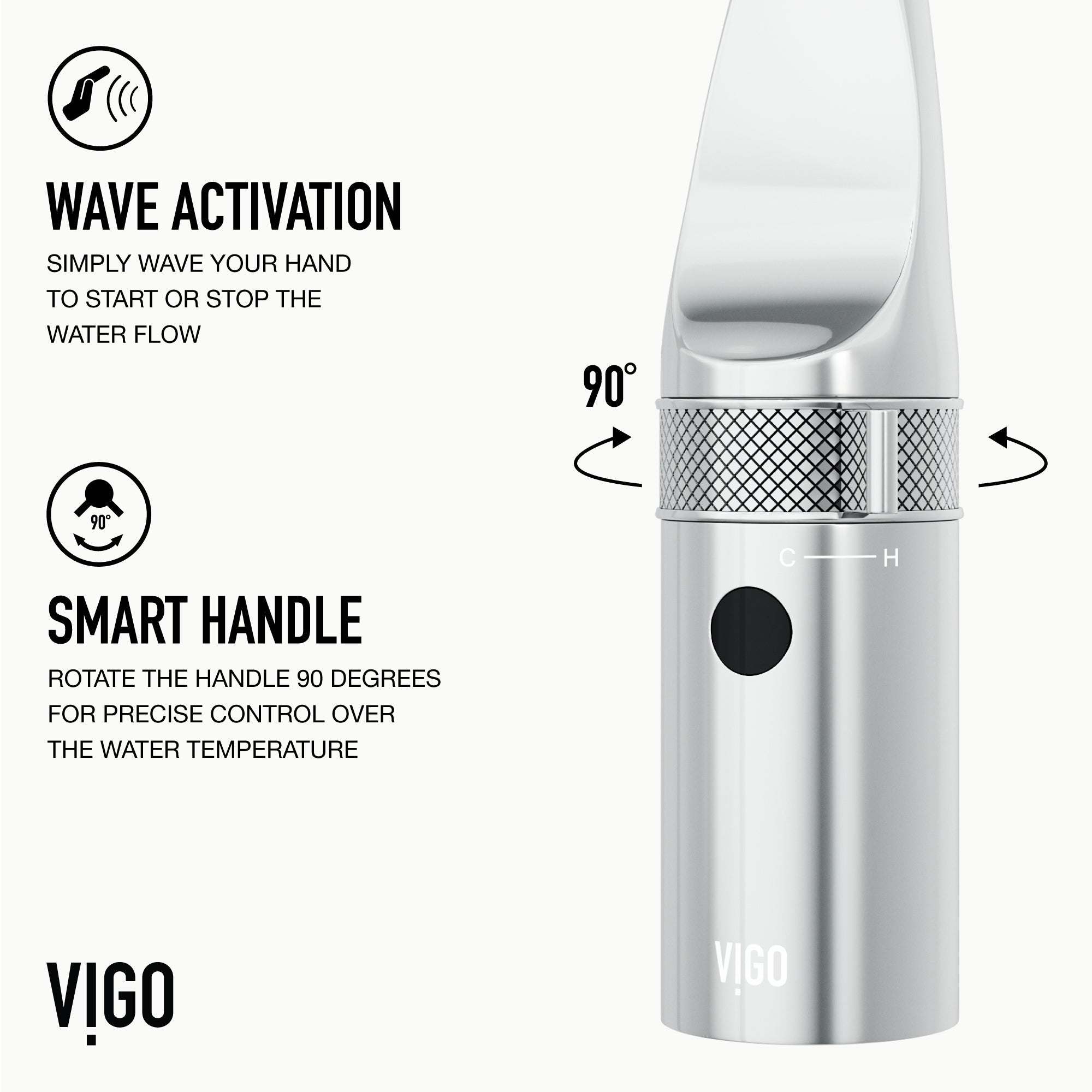 Chrome kitchen faucet with pre-rinse function and included mounting materials