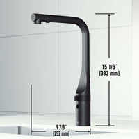 VIGO Jewel Touchless Kitchen Faucet in chrome with motion sensor and pull-out hose