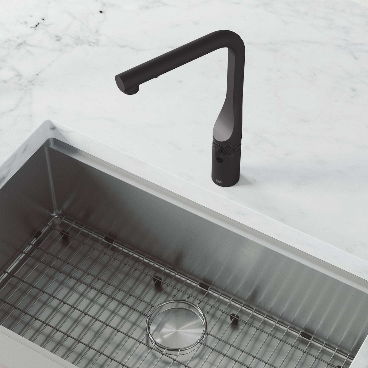 Jewel Touchless Kitchen Faucet in sleek chrome with motion sensor and pull-out hose