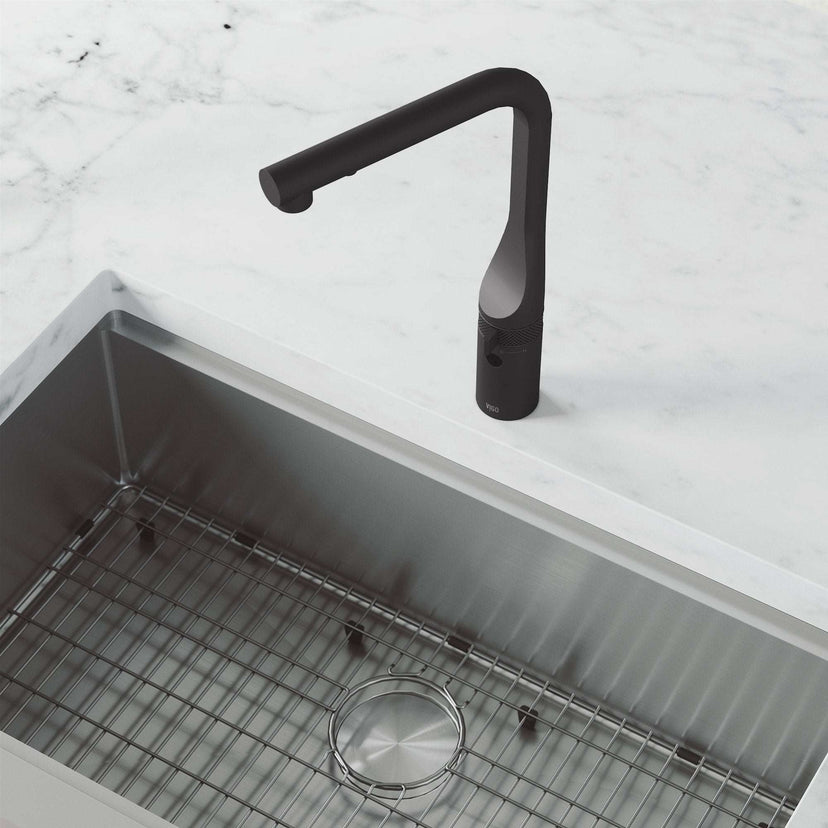 Jewel Touchless Kitchen Faucet in sleek chrome with motion sensor and pull-out hose