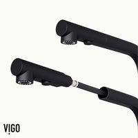 VIGO Jewel Touchless Kitchen Faucet in chrome with motion sensor and pull-out hose for modern kitchens
