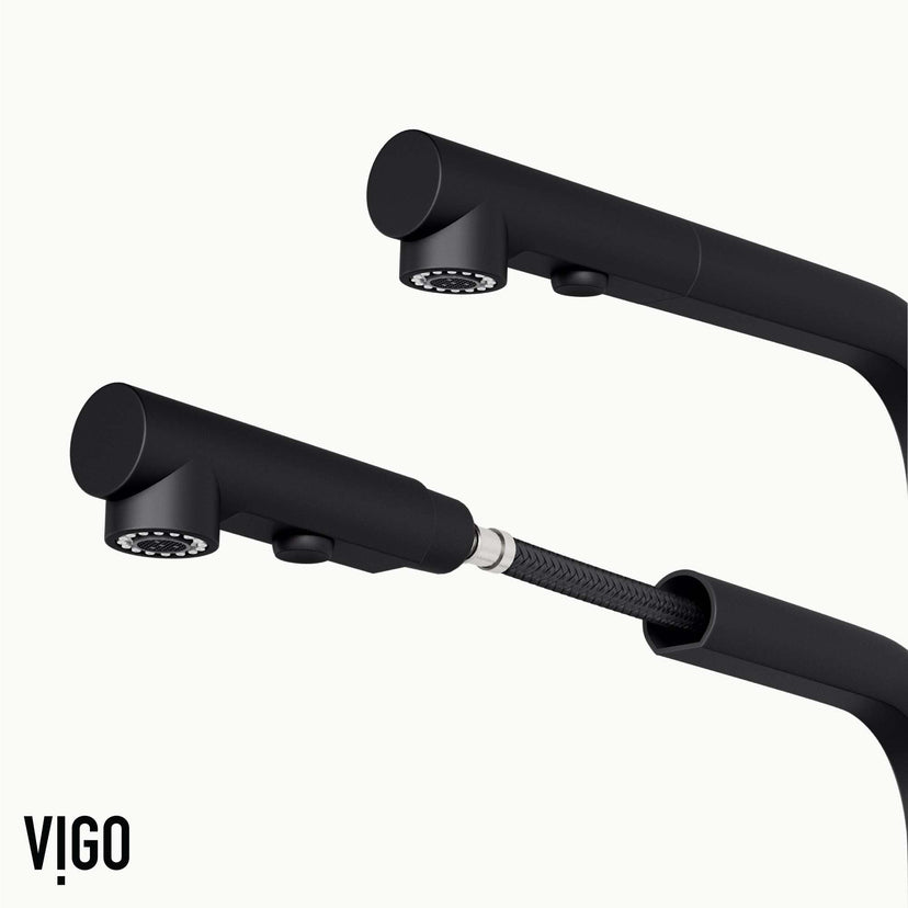 VIGO Jewel Touchless Kitchen Faucet in chrome with motion sensor and pull-out hose for modern kitchens