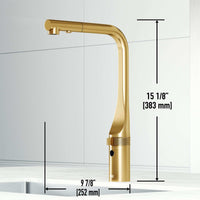 VIGO Jewel Touchless Kitchen Faucet in chrome with motion sensor and pull-out hose