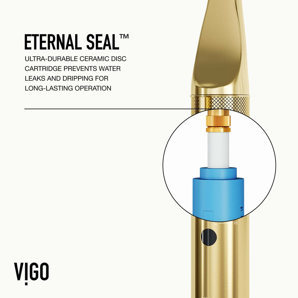 VIGO Jewel Touchless Kitchen Faucet in chrome with motion sensor and pull-out hose