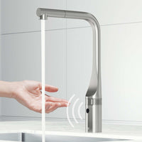 VIGO Jewel Touchless Kitchen Faucet in chrome with motion sensor and pull-out hose