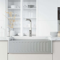 Jewel Touchless Kitchen Faucet in chrome with motion sensor and pull-out hose for hands-free kitchen use