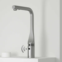 Jewel Touchless Kitchen Faucet in chrome with motion sensor and pull-out hose for modern kitchens