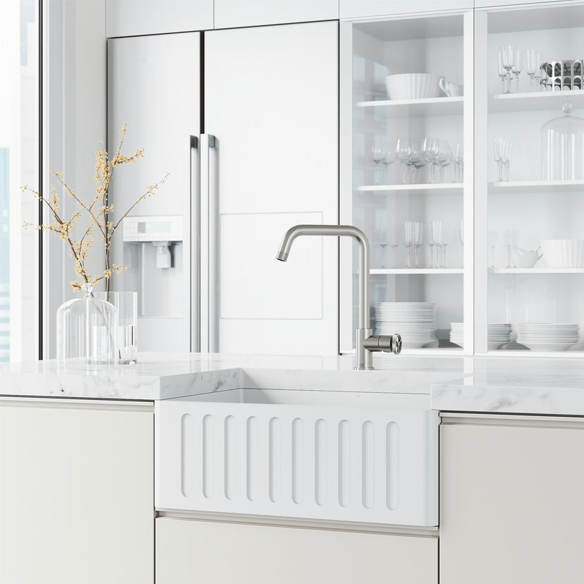 Cass Pull‑Down Bar Kitchen Faucet